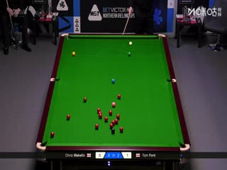 2025斯诺克北爱尔兰公开赛32进16 克里斯·韦克林1-4汤姆·福德 20251022封面图