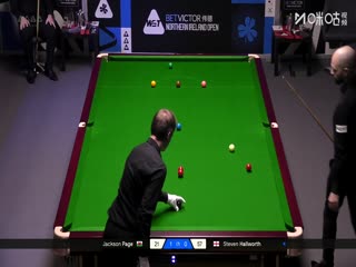 2025斯诺克北爱尔兰公开赛64进32 杰克逊·佩奇4-0斯蒂芬·霍尔沃斯 20251020封面图