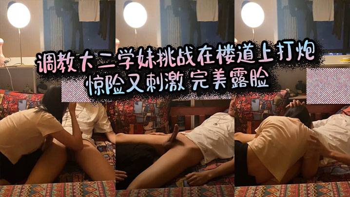 调教大二学妹挑战在楼道上打炮_惊险又刺激_完美露脸封面图