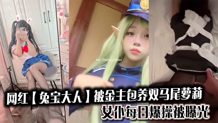 网红【兔宝大人】被金主包养双马尾萝莉女仆每日爆操被曝光封面图