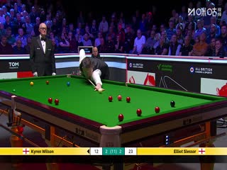 斯诺克英锦赛正赛32进16轮次 凯伦·威尔逊4-6埃利奥特·斯莱塞 20251203封面图