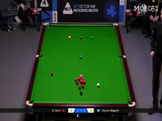2025斯诺克北爱尔兰公开赛32进16 斯蒂芬·马奎尔0-4斯佳辉 20251022封面图