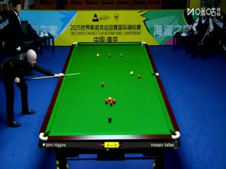 2025斯诺克国际锦标赛32进16 侯赛因·瓦菲3-6约翰·希金斯 20251104封面图