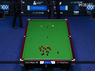 斯诺克苏格兰公开赛第一轮 斯蒂芬·马奎尔2-4常冰玉 20251216封面图